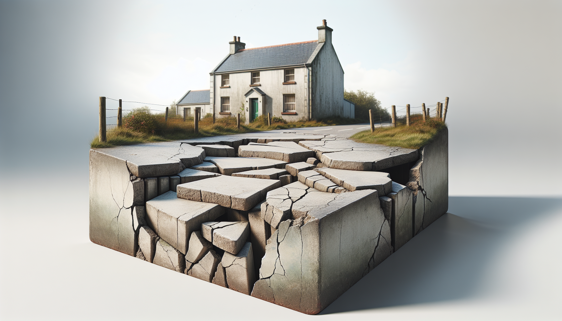 Overgrown front before